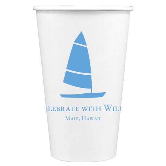 Windsurfer Paper Coffee Cups
